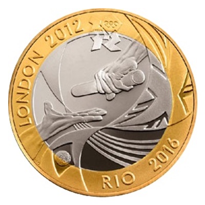 2012 £2 Coin - Olympic Games Handover Ceremony